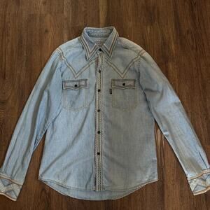 Hysteric glamour embroidered peace button